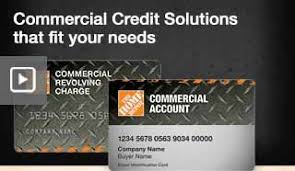 You'll have better approval odds for the the home depot® commercial revolving charge card with good to excellent credit — 670 or higher. Commercial Credit Options At The Home Depot