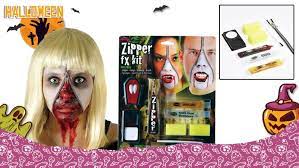 halloween zipper makeup fx kit gosawa