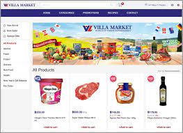 Villa Supermarket Online Shopping gambar png