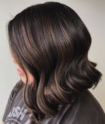 I have short dark brown hair with a bit of grey i have had blonde highlights before but now i do a lot of swimming and i am afraid of having them again encase they go green with the chloride can you suggest another color. 30 Hottest Trends For Brown Hair With Highlights To Nail In 2020