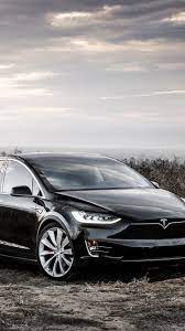 Tesla Model X black electric car ...