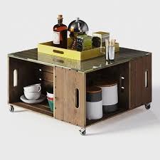 Diy Crate Coffee Table Storage Box 3d