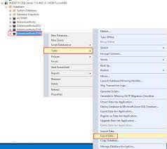 copy tables between databases in sql server