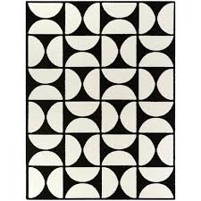 modern geometric area rug