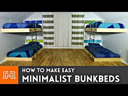 Easy Double Bunk Beds Woodworking
