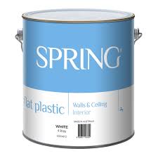Spring 4l Flat White Interior Paint Bunnings Warehouse