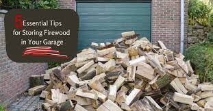 storing firewood in your garage