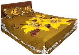double size cotton bed sheet in