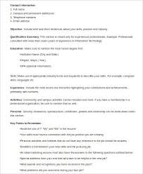 Marketing Resume Format Sample 8 Examples In Word Pdf