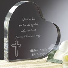 personalized heart memorial gift
