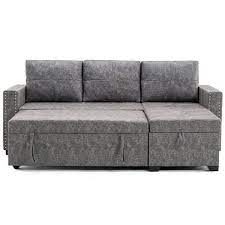 Sofa Bed With Storage Chaise Lounge