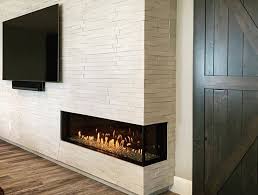Right Corner Fireplace Modern