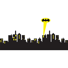 Gotham City Skyline Batman Decal