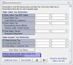 76 Correct Irs Sales Tax Deduction Chart
