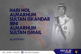 The following is the list of hari hol almarhum sultan iskandar from 2021 to 2025. Hari Hol Almarhum Sultan Iskandar Mohd Shahaeil Nordin Facebook