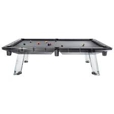 filotto modern glass pool table with