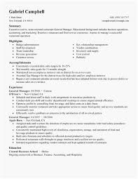 Restaurant Manager Resume Examples Pertaining To