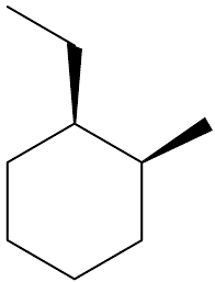 cis 1 ethyl 2 methylcyclohexane