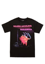 Britain ) vertigo 6360 011 (6360011) , 1970 , england. Black Sabbath Paranoid Album Cover T Shirt Newbury Comics