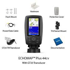 Garmin Echomap Plus 44cv With Gt20 Tm Transducer And