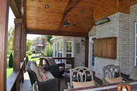 custom open gable porch with tongue and