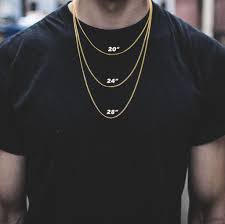 Micro Cuban In 2019 Mens Chain Necklace Chain Thin Gold