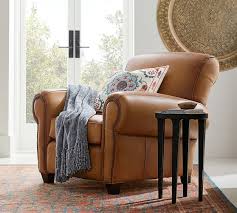 Where to place an accent chair. Jamie 12 Round Metal Accent Table Pottery Barn
