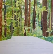 Painting A Forest With Watercolor And