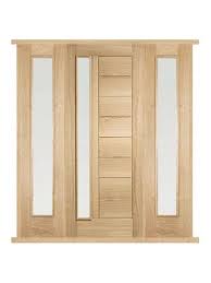 Oak Front Doors With Side Panels