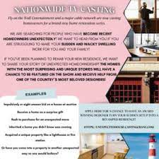 home renovation shows auditions free