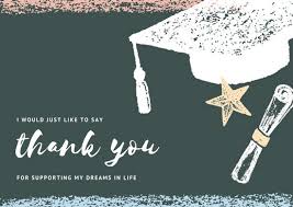 Customize 39 Graduation Thank You Card Templates Online Canva
