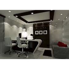 plain pvc small office interior design