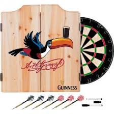 guinness dart cabinet set with darts