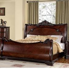 curved wooden bedroom furniture cherry