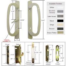 Sliding Glass Patio Door Handle Kit