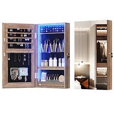 Ylued Led Wall Mounted Jewelry Cabinet