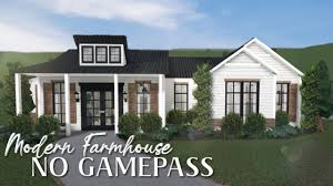 bloxburg modern farmhouse no gamep