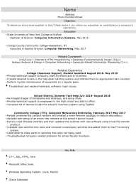 Entry level hr resume example. Recent College Graduate Looking For Entry Level It Help Desk Postion Resumes