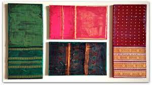 Elegance And Ease Diy Sari Wall Art