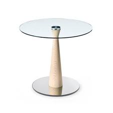 Round Bar Table With Metal And Wood