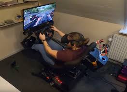 diy vr motion simulator is powered by