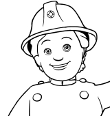 Kleurplaat brandweerman sam elvis : Brandweerman Sam Kleurplaten