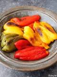 How do you know when peppers are done roasting?