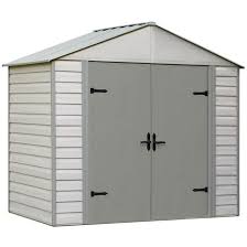 Vinyl Coated Steel Garden Shed