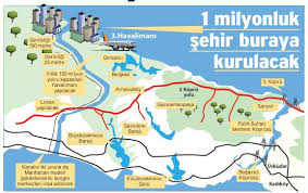 Kanal i̇stanbul güzergahı haritası şöyle; Kanal Istanbul Haritalar Harita Kanal