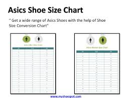 Asics Womens Shoe Width Chart