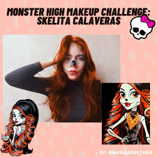 monster high makeup challenge skelita