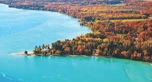 hike this torch lake fall color tour