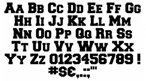 20 best free block letter fonts