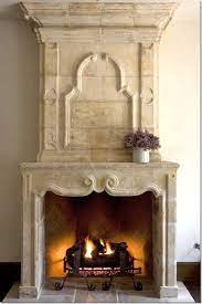 Gray Interiors French Fireplace